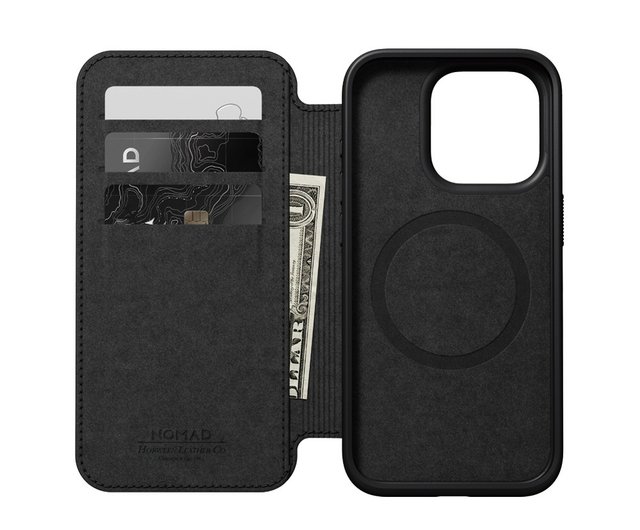 NOMAD USA】厳選されたHorweenレザーケース-iPhone 15 Pro (6.1
