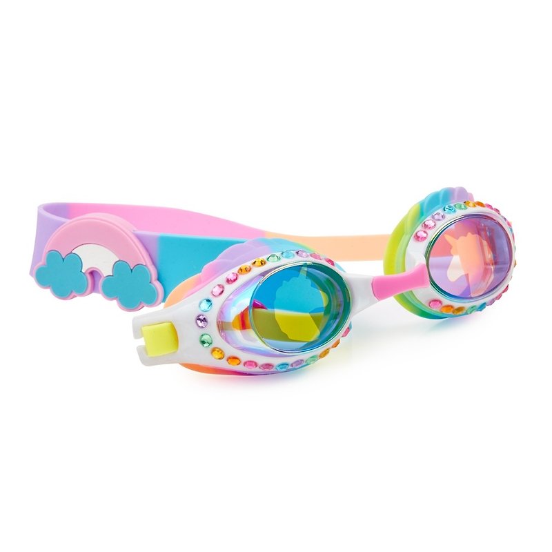 美國Bling2o 兒童造型泳鏡 獨角獸系列-彩虹 - 嬰兒/兒童泳衣 - 塑膠 多色