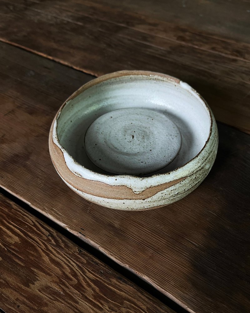 流白 壺承 茶盤陶盤 | 陶器皿 - 茶壺/茶杯/茶具 - 陶 白色