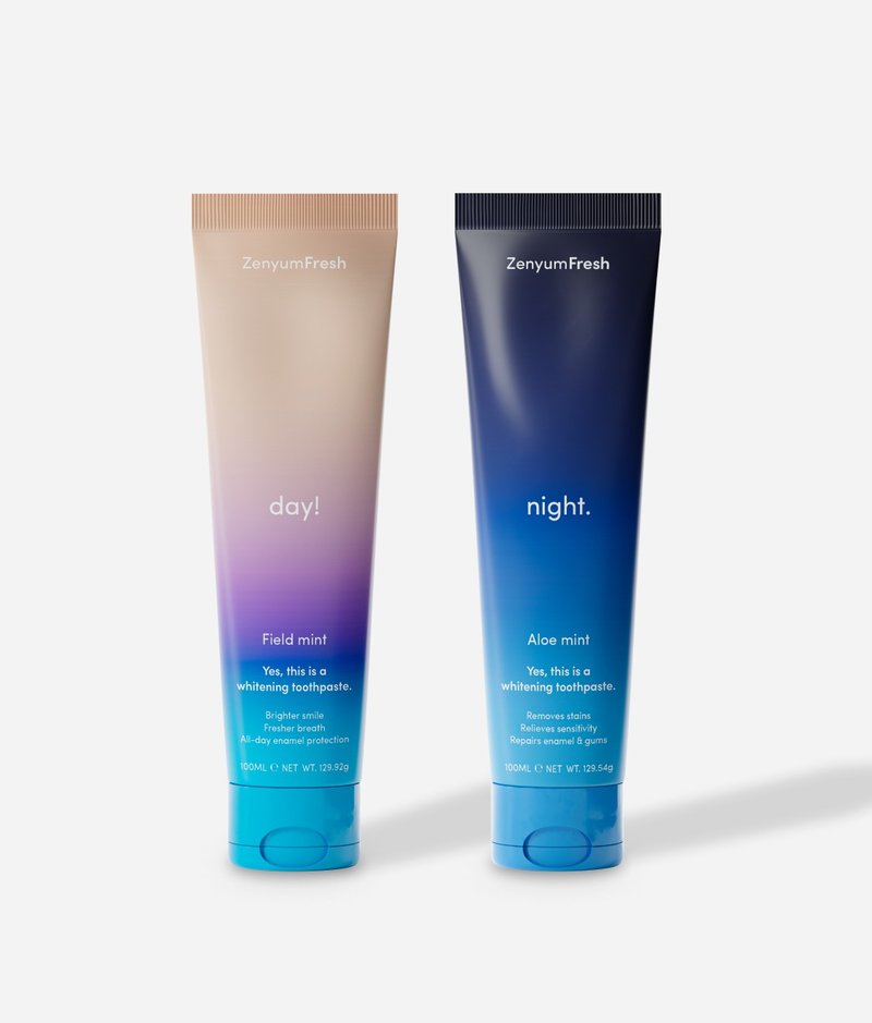 ZenyumFresh Day and Night Toothpaste Combo - แปรงสีฟัน - วัสดุอื่นๆ หลากหลายสี