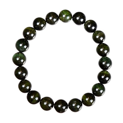 正佳珠寶 Gemsrich Jewelry 【正佳珠寶】綠碧璽 頂級冰淨綠碧璽 9.4-9.8mm 綠碧璽手珠