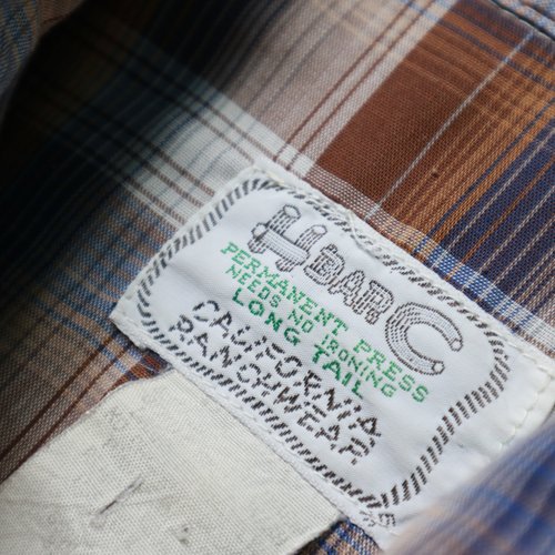 70's vintage BAR B 刺繍 鳥 ウエスタンシャツ アニマル - メルカリ