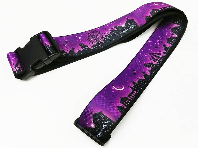 starry night Unique and colorful patterns luggage strap
