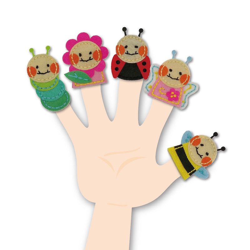 Fairy Land【材料包】 手指娃娃-蜜蜂與花朵 - 其他 - 其他材質 