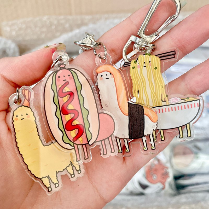 Babo Yummy Acrylic Keyring - 吊飾 - 壓克力 多色