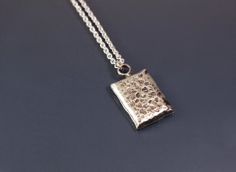 質感系列-隨性925銀項鍊 - 項鍊 - 純銀 藍色