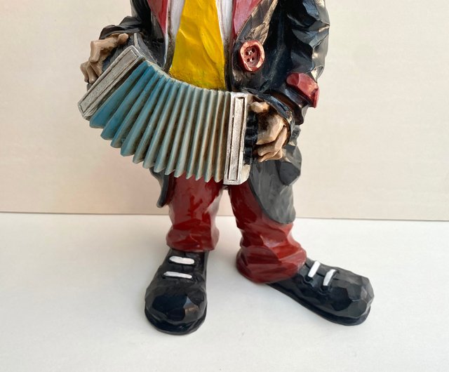 イタリア　ヴィヴィアン C 限定版ヴィンテージ磁器ピエロ像 3体セット イタリア ヴィヴィアン C 限定版ヴィンテージ磁器ピエロ像 3体セット