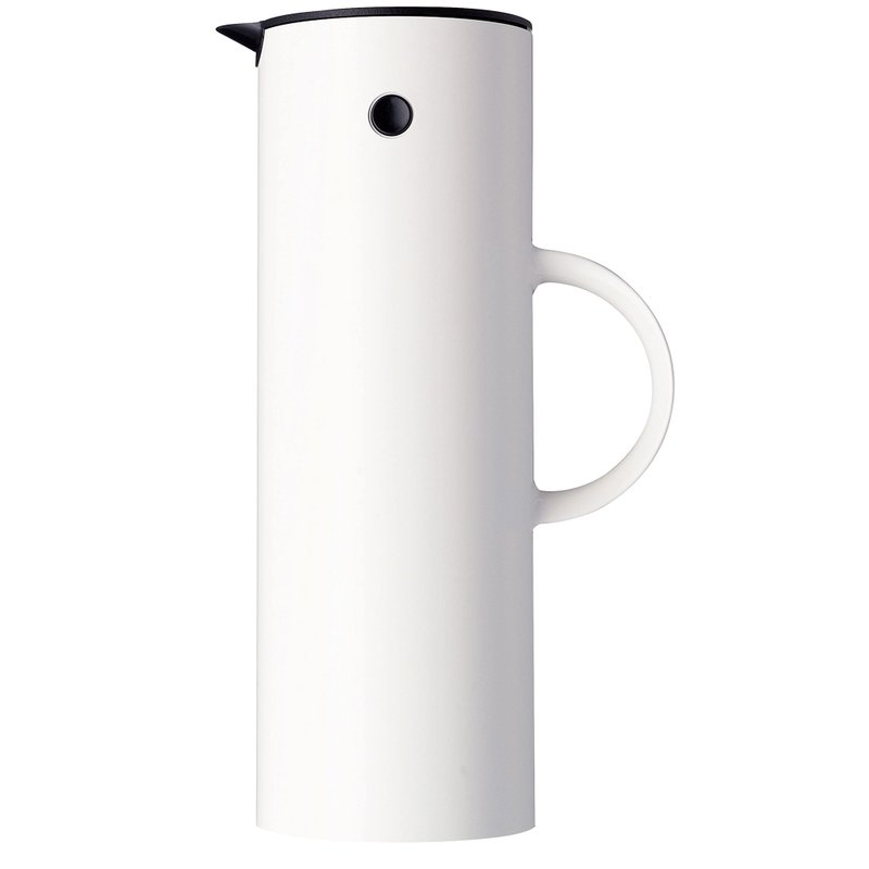 【Stelton】 Woodpecker Vacuum Thermos Kettle 1L-White - Vacuum Flasks - Plastic 