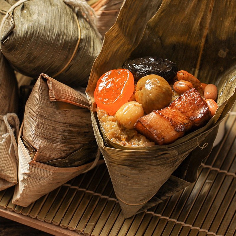 (預購)【台北晶華酒店】經典南北粽禮盒(5入) - 其他 - 其他材質 白色