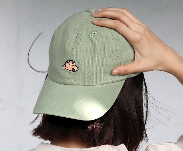 蠟筆小新電繡棒球帽- Crayon Shinchan 正版授權 帽子 鴨舌帽