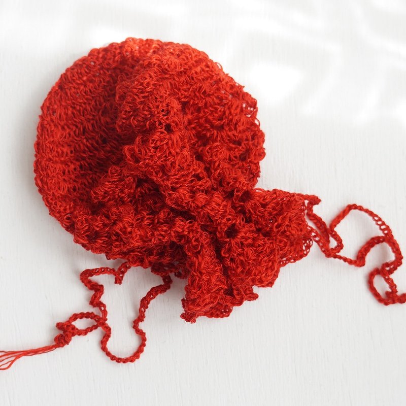 Ba-ba (m) Openwork Drawstring bag No.KPS4 - 其他 - 其他材質 紅色