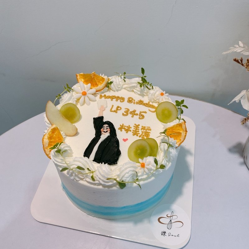 手繪 客製化蛋糕 繪圖蛋糕 題字蛋糕 生日蛋糕 鑠甜點 紀念日 - 蛋糕/甜點 - 新鮮食材 