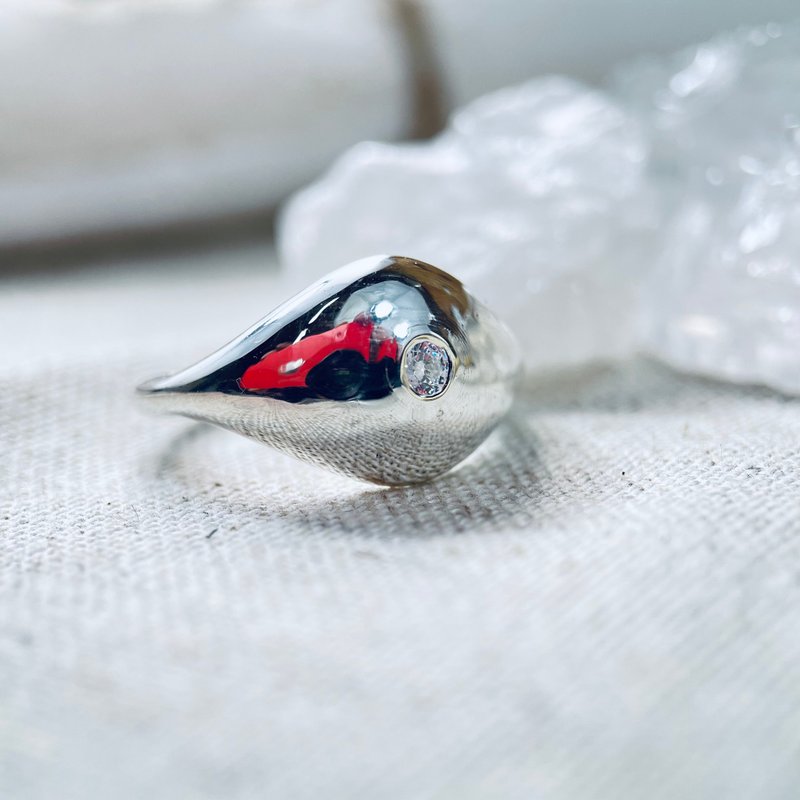 おばけのリング 046 - 戒指 - 其他金屬 銀色