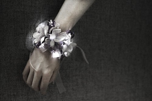 Crystal Rose Ribbon 緞帶專賣 LiTex LED白紗手腕花DIY材料包