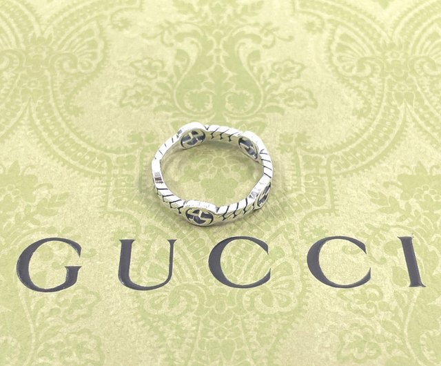 日本直送 中古美品】19号 グッチ GUCCI リング・指輪 インター