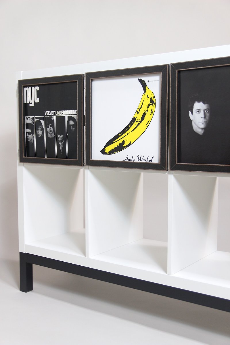 Art Record Frame to Vinyl Storage / IKEA Hacks Attachment to Kallax***LP Crates