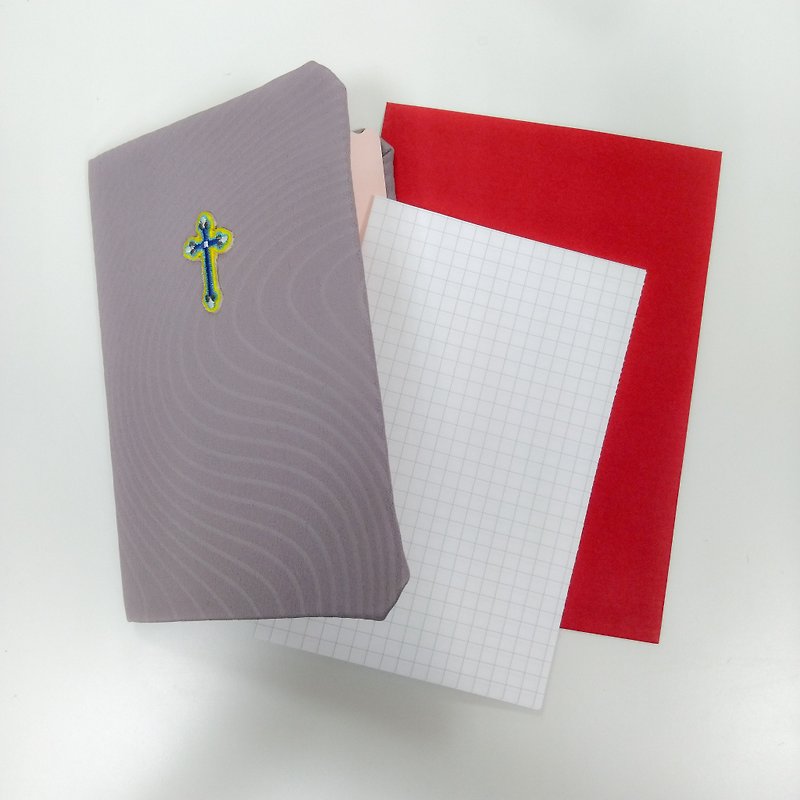 Christian Card Gospel Card - Pure Handmade Cross Embroidered Card - Road - Cards & Postcards - Paper Multicolor