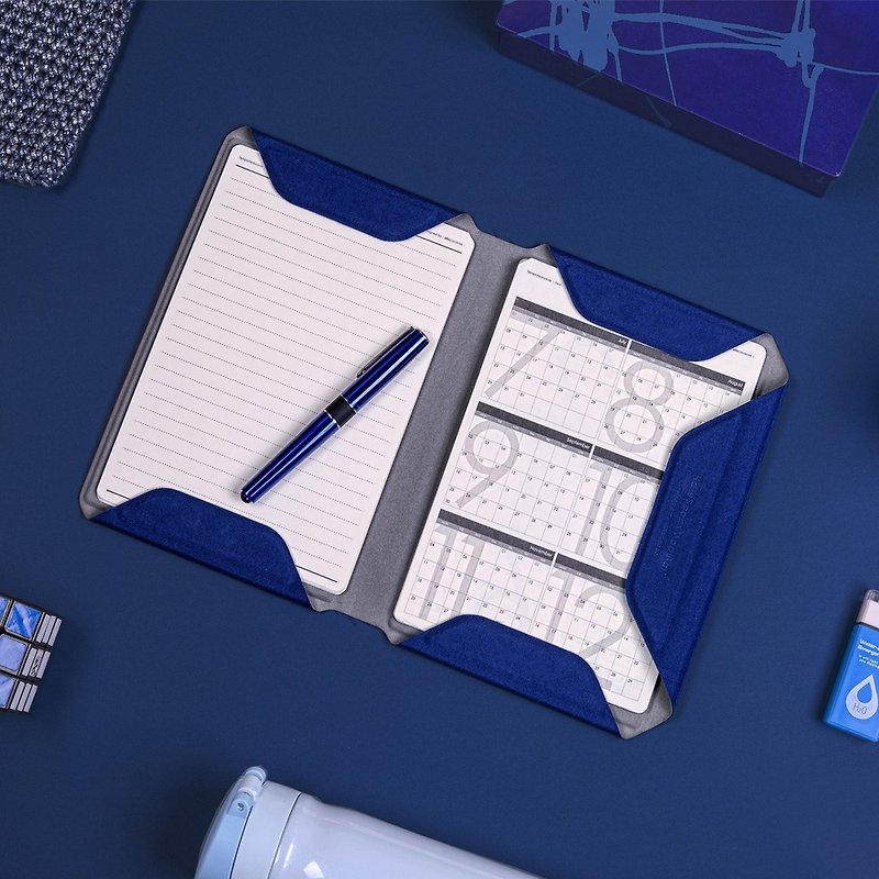 荷蘭 allocacoc A5迷你百搭筆記本/藍色 - 筆記本/手帳 - 聚酯纖維 藍色