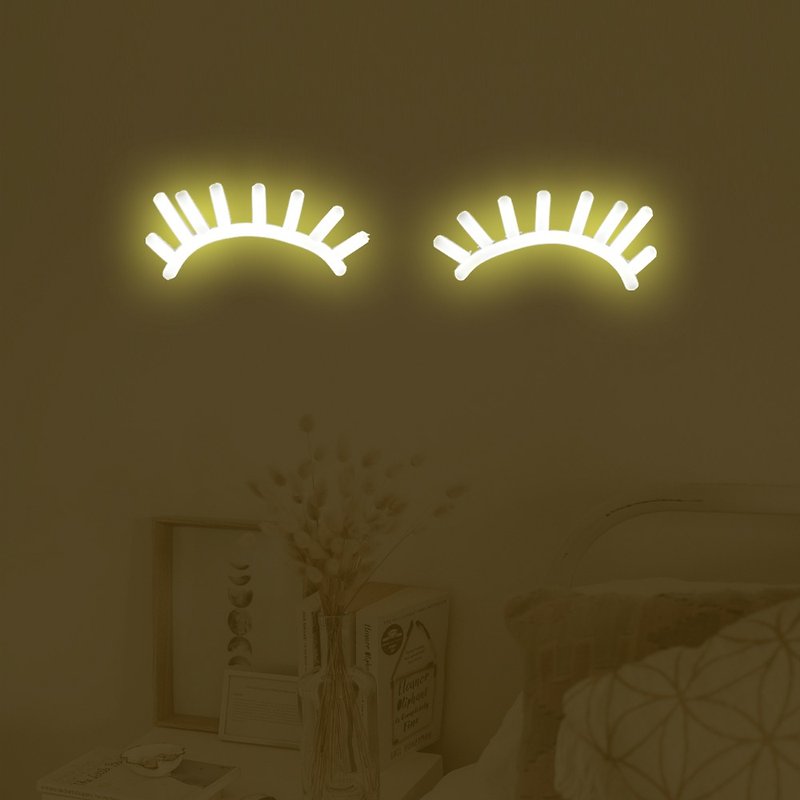 Eyelashes LED Neon Sign - โคมไฟ - อะคริลิค สีใส