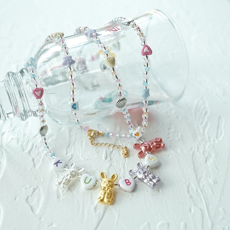 ••• Bunny Party••• - Necklaces - Other Materials Multicolor