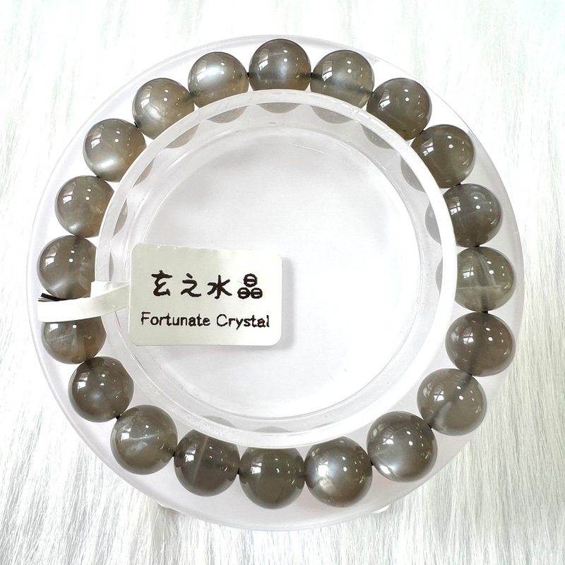 黑月亮手串 | 水晶 | 水晶手串 | 水晶手鏈 | 水晶手鍊 - 手鍊/手環 - 水晶 黑色