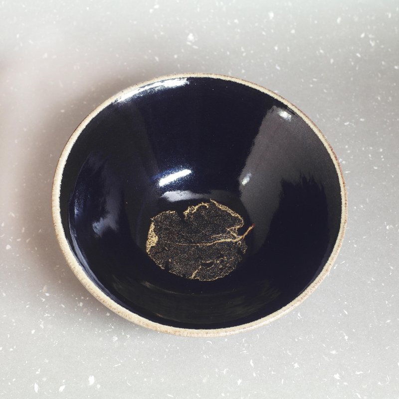 雙色釉 木葉盞 茶碗 手作陶器 茶道具 - 茶壺/茶杯/茶具 - 陶 