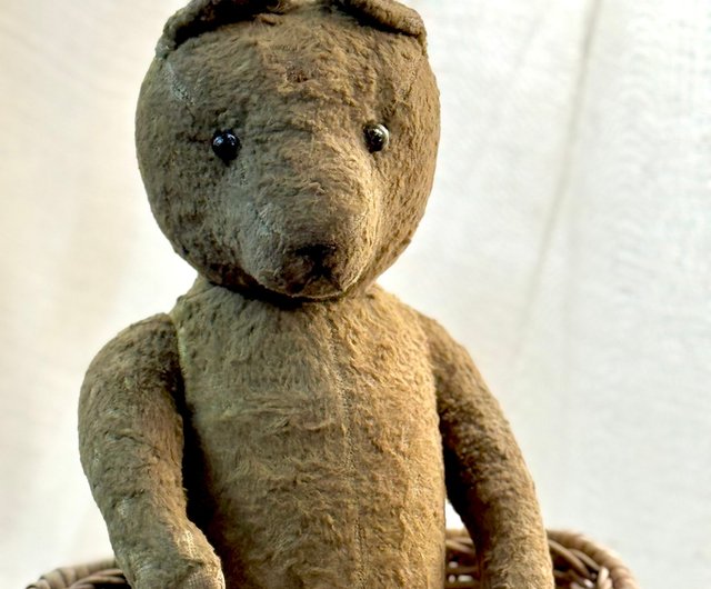 50657-フランスアンティーク モヘア テディベア - ショップ JSVS