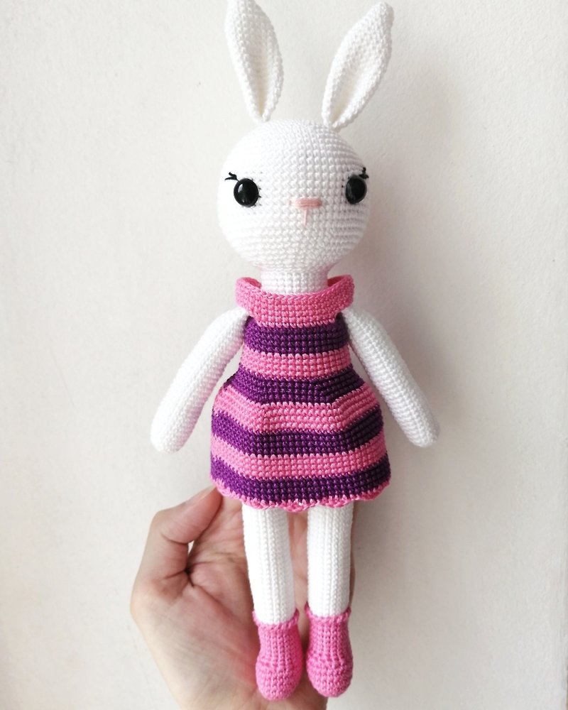 Crochet Doll Bunny in dress