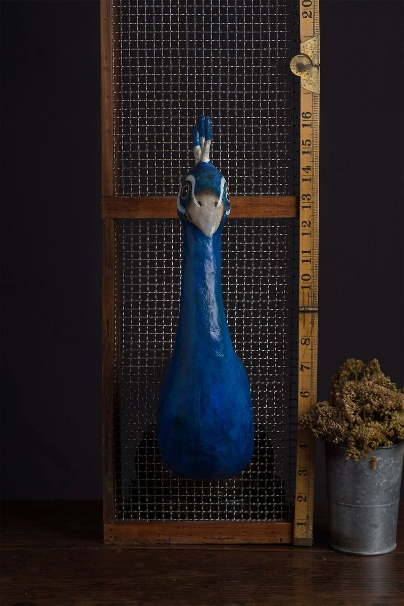 Wall decoration - peacock - Wall Décor - Paper Blue