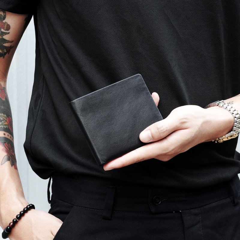 Folio : Leen coin pocket wallet - Wallets - Genuine Leather Black