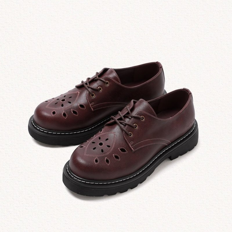 PRE-ORDER韓國品牌 MACMOCTillda 3.5cm鞋跟樂福鞋 Wine - 其他 - 其他材質 