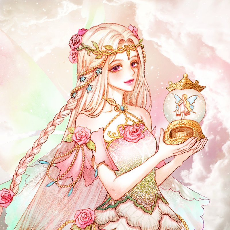 Fairy Orgel sticker(5color) - 貼紙 - 紙 