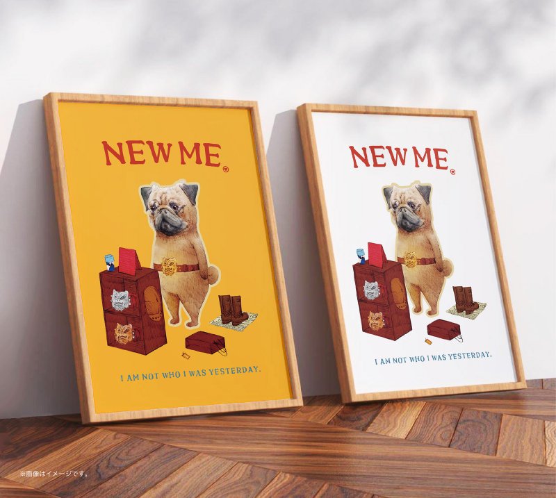 NEW ME /Original Poster / A4 or A3 size - โปสเตอร์ - พลาสติก ขาว