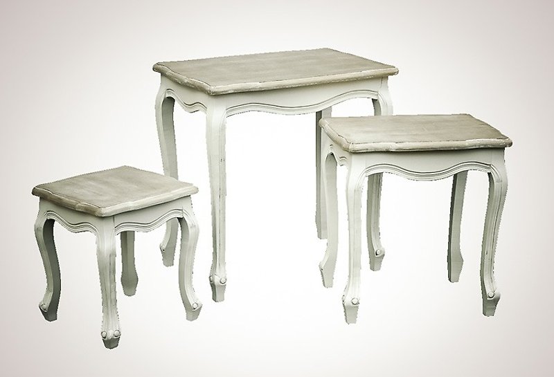 European style classical furniture / wooden table - เฟอร์นิเจอร์อื่น ๆ - ไม้ สีเงิน