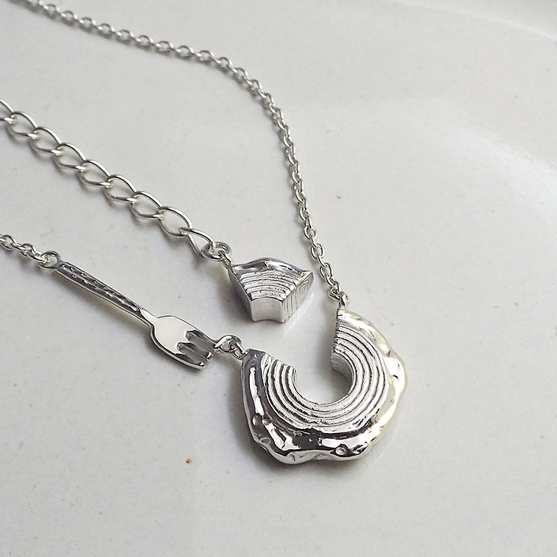 Baumkuchen Necklace - Necklaces - Sterling Silver 