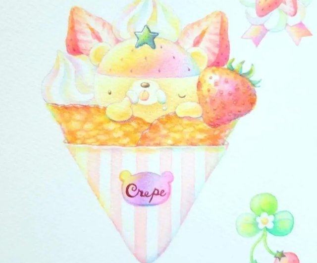 いちごスイーツ♡確認用440円♡手描き フレークシール いちごスイーツ♡確認用440円♡手描き フレークシール