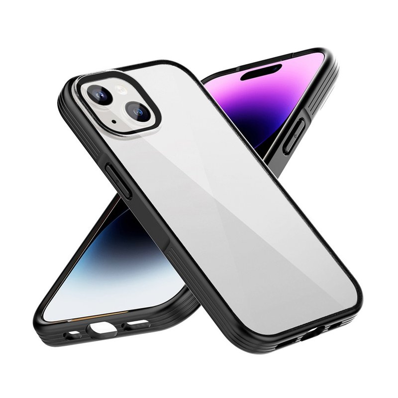 VOYAGE 超軍規防摔保護殼-Pure Sport 酷黑-iPhone 15 Plus (6.7) - 手機殼/手機套 - 其他材質 透明