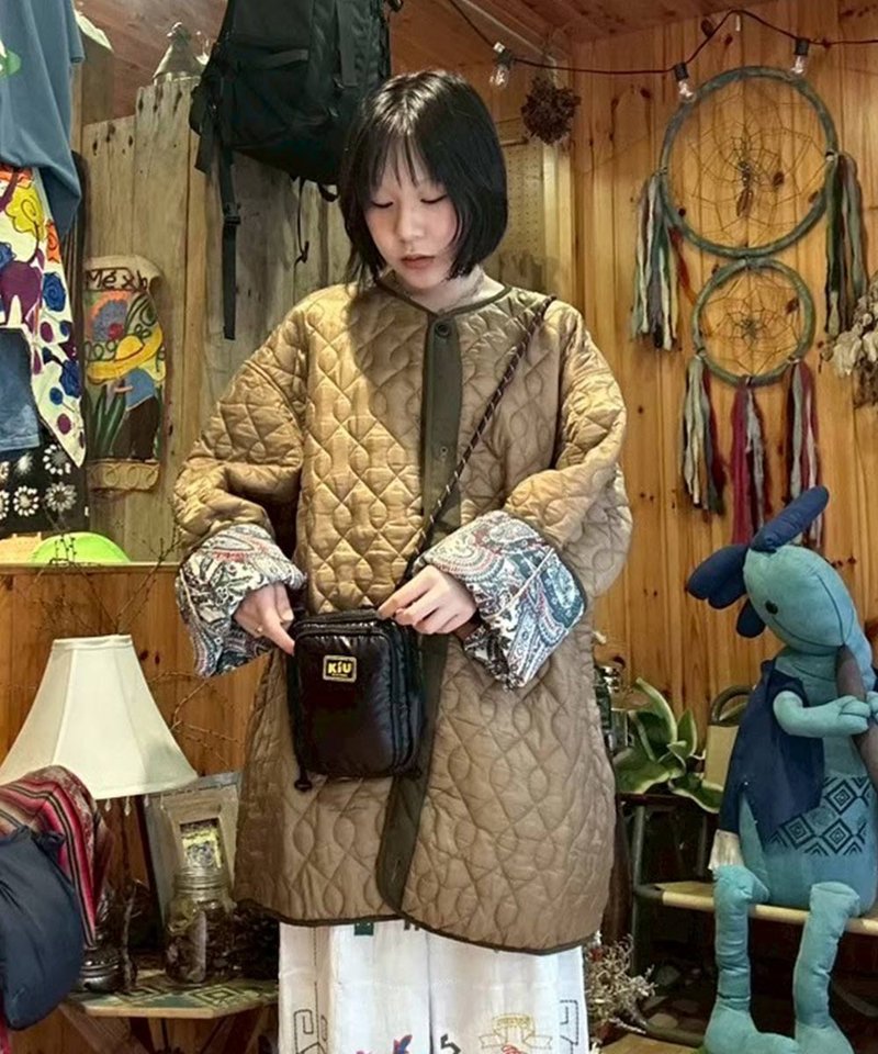 【熱門預購】圖騰刺繡縫衍外套 (二色) CAA-5308 - 男夾克/外套 - 其他材質 