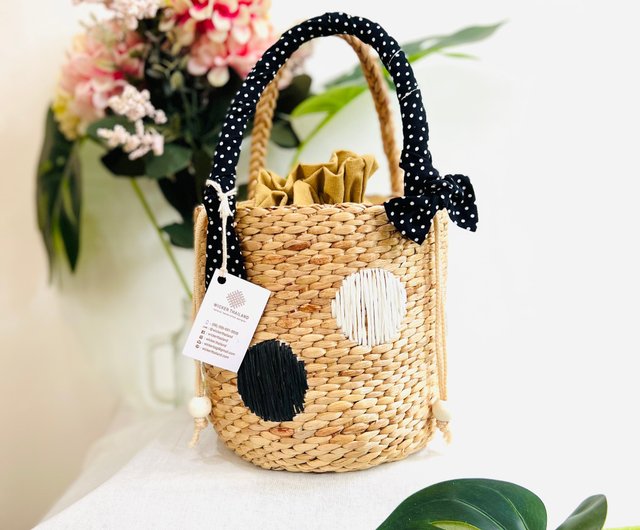 Straw Bag, Handbag, Thai Weaving Seagrass - Shop wickerthailand Handbags &  Totes - Pinkoi