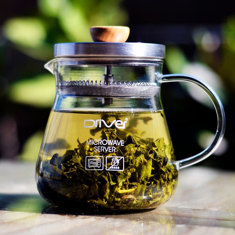 Driver Dual Purpose Tea Pot 700ml - Teapots & Teacups - Glass Transparent