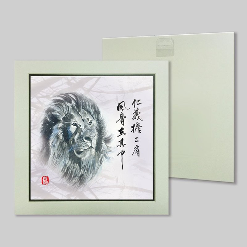 仁義擔二肩 風骨在其中 (c28) - 擺飾/家飾品 - 紙 