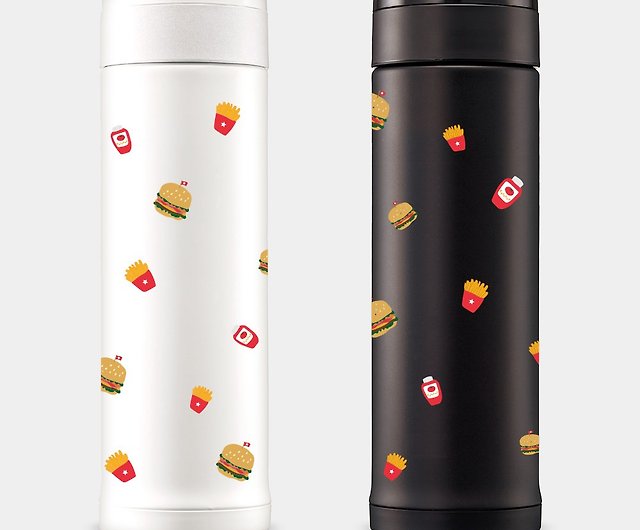 Burger fries tomato sauce fast food like India Stainless Steel thermos cup  thermos accompanying cup PU048 - Shop PIXO.STYLE Vacuum Flasks - Pinkoi