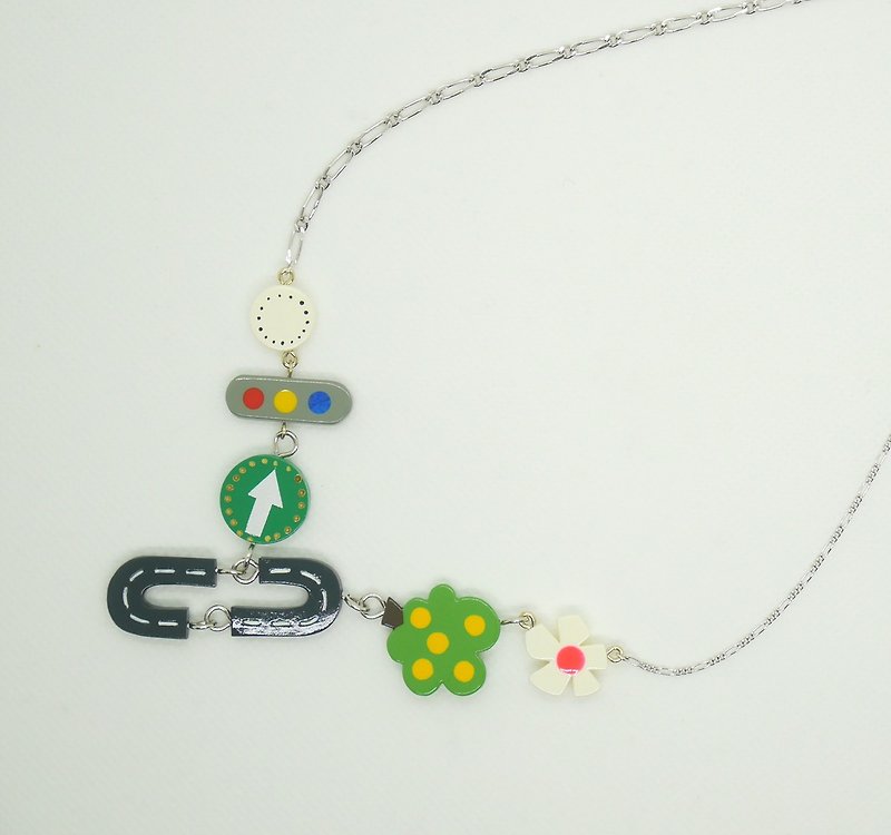 緑化　ネックレス - 項鍊 - 樹脂 多色