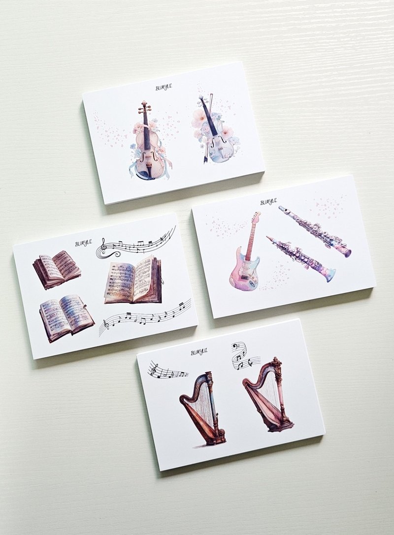 Music Time Sticker Pack - 便條紙/便利貼 - 紙 多色