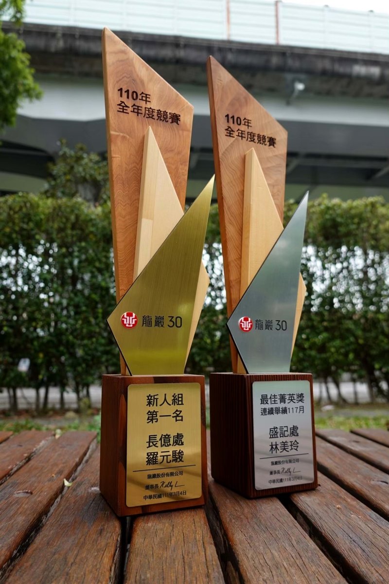 設計款獎盃【客製化】獎牌 / 獎盃 / 獎座 / 金屬板 / 複合獎 - 其他 - 木頭 咖啡色