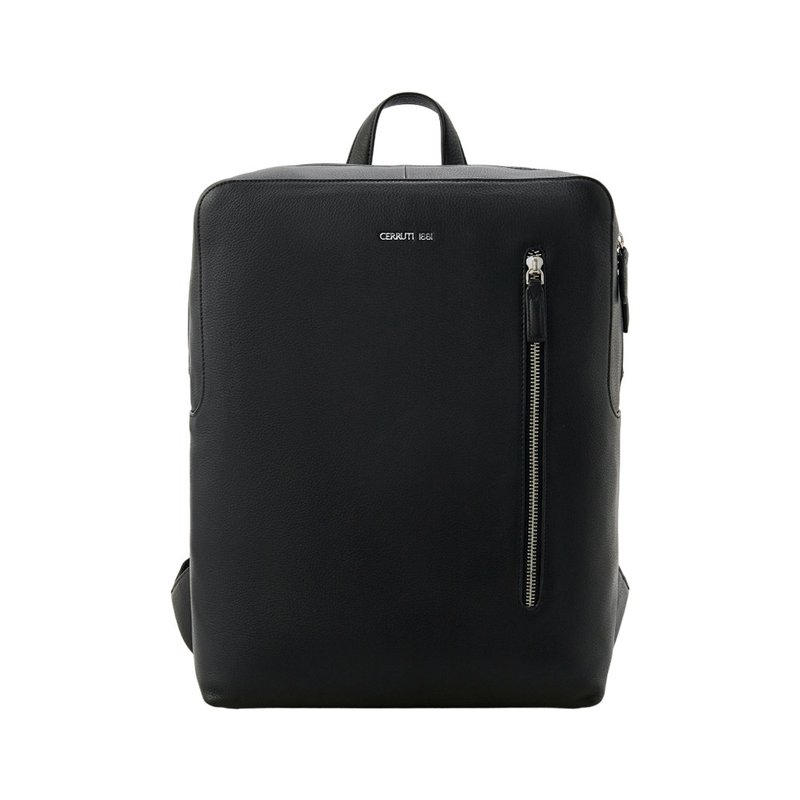 CERRUTI 1881 Limited Edition 20% Off Italian Top Calf Leather Backpack Brand New Counter Display - กระเป๋าเป้สะพายหลัง - หนังแท้ สีดำ