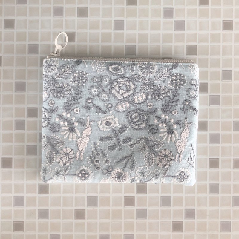 sold - 化妝包/收納袋 - 棉．麻 藍色