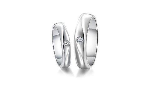 KOR 蔻兒鑽石 結婚對戒 婚戒 /Cherie & Cheri 親愛的 鑽石戒指