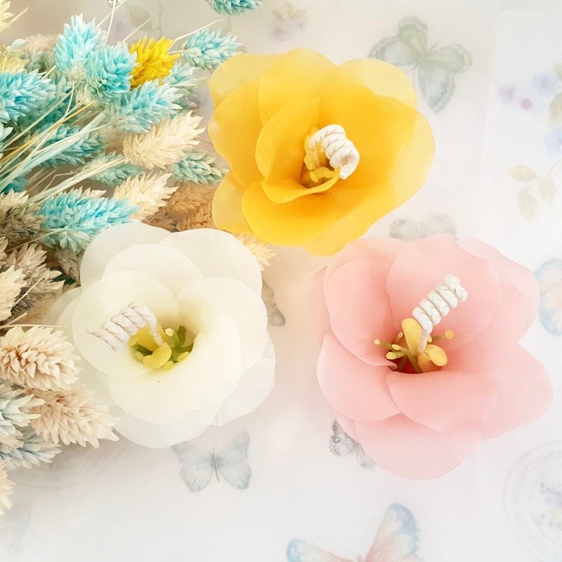 【青手作DIY】 新一代蜜蠟花捏塑 體驗課程 - 下單前請先私訊預約 - 其他 - 其他材質 