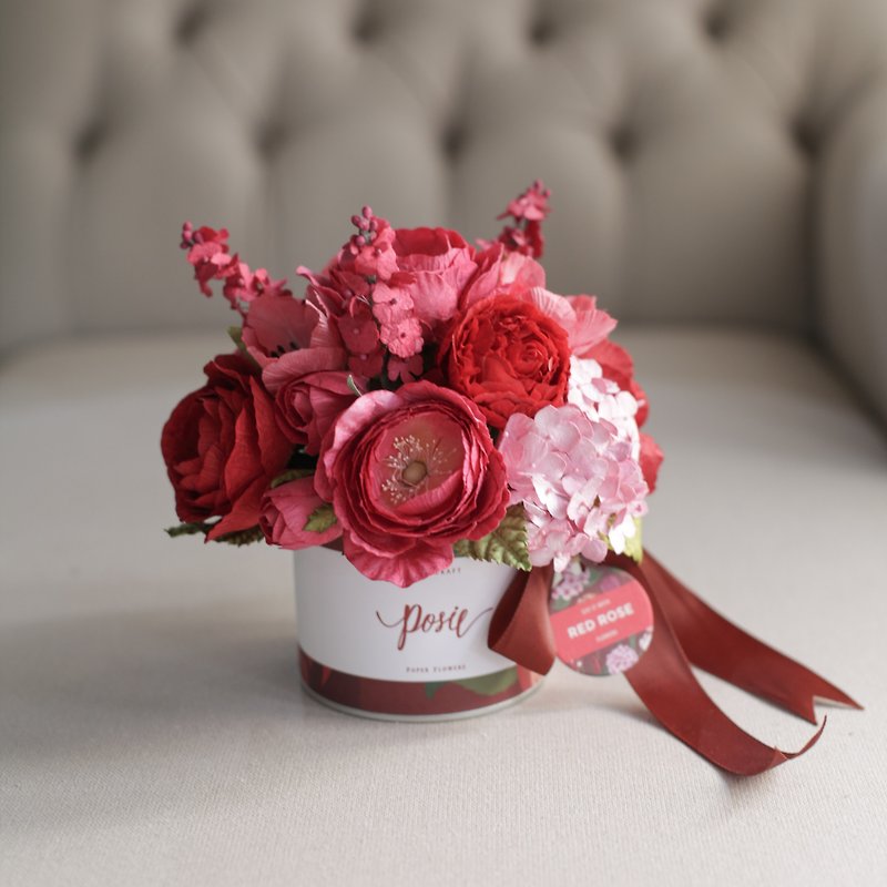 GL303：花の香水瓶の大きなピンク。 - アロマ・線香 - 紙 ピンク